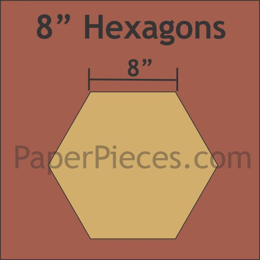 8" Hexagons