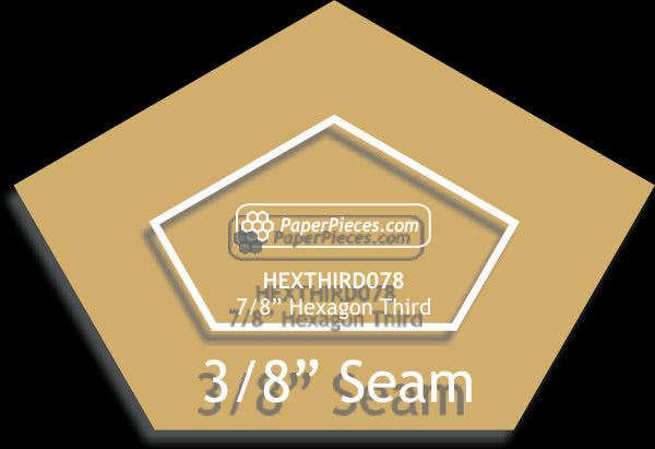 7/8" Hexagon Third