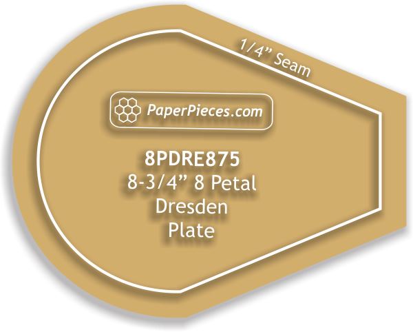 8-3/4" Dresden Plates