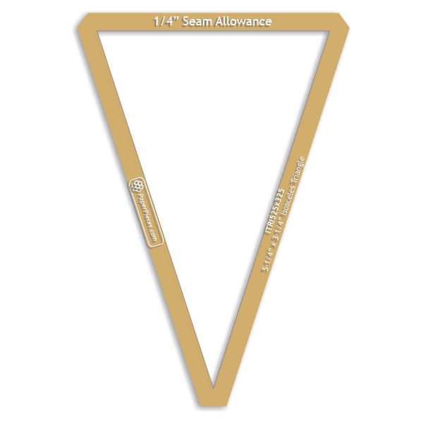 5-1/4" x 3-1/4" Isosceles Triangle