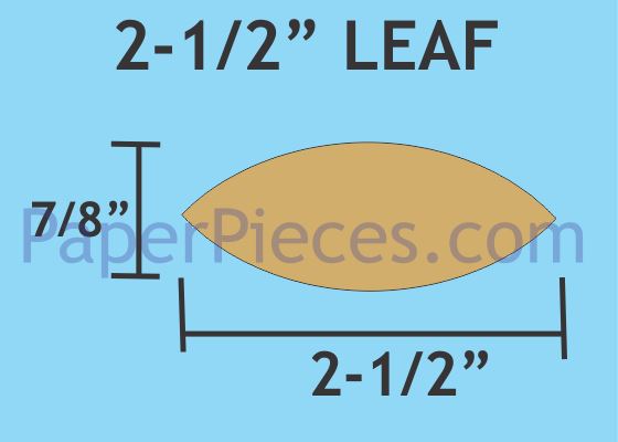 2-1/2" Leaf