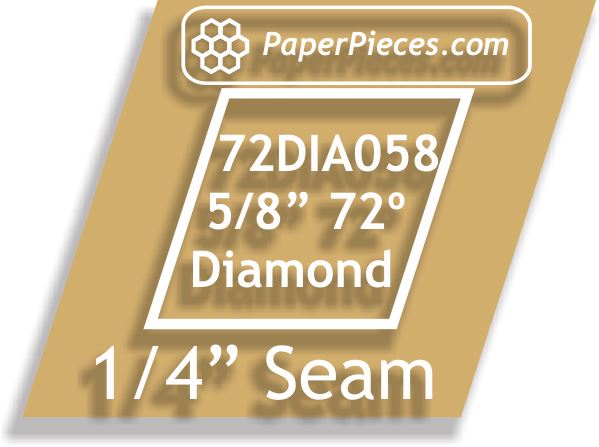 5/8" 72 Degree Diamonds