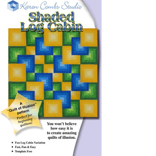 Shaded Log Cabin by Karen Combs