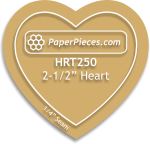 2-1/2" Hearts