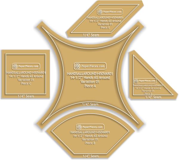 14-1/2" Hands All Around Variation 01