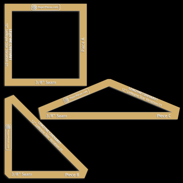 12" Lemoyne Star Variation 01