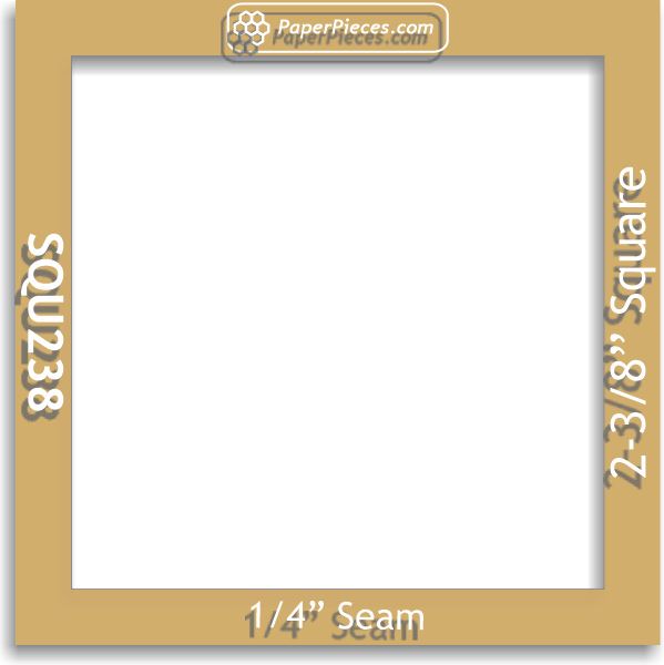 2-3/8" Squares