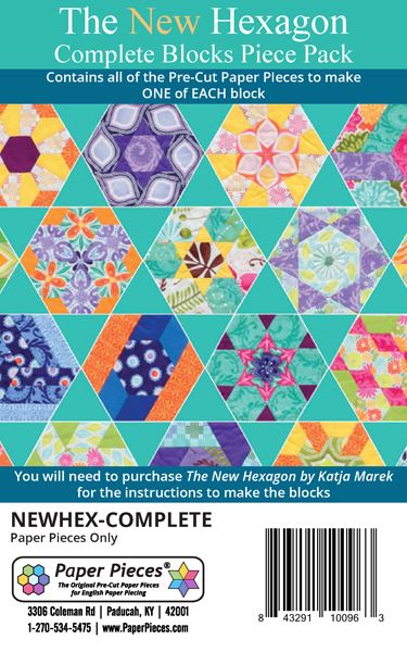 The New Hexagon Paper Pieces + Templates