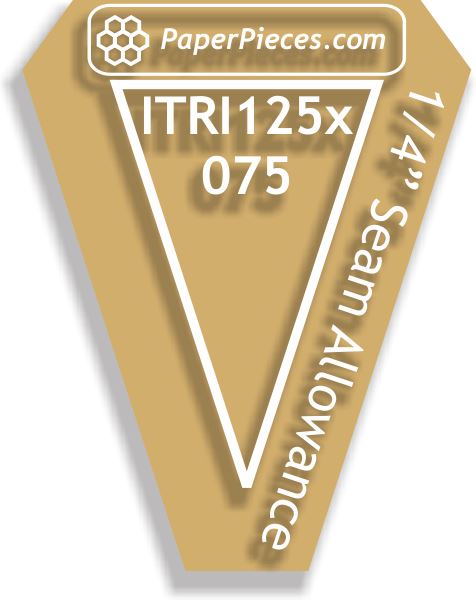 1-1/4" x 3/4" Isosceles Triangles