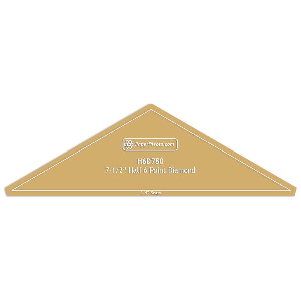7-1/2" Half 6 Point Diamond