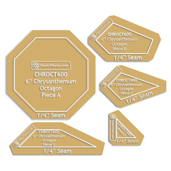 6" Chrysanthemum Octagon