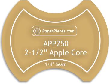 2 1/2" Apple Core