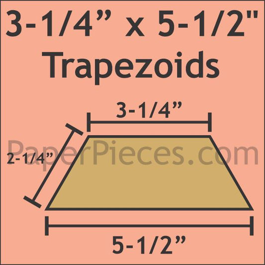 3-1/4" x 5-1/2" Trapezoid