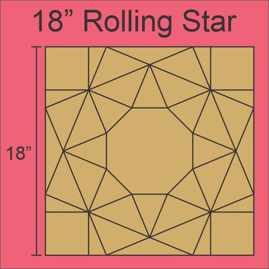 18" Rolling Star by Mary Koval