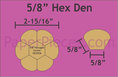 5/8" Hexdens