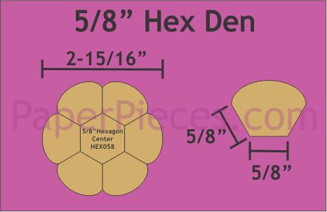 5/8" Hexdens