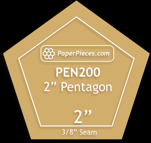 2" Pentagons