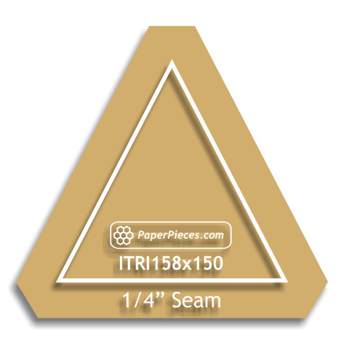 1-5/8" x 1-1/2" Isosceles Triangles