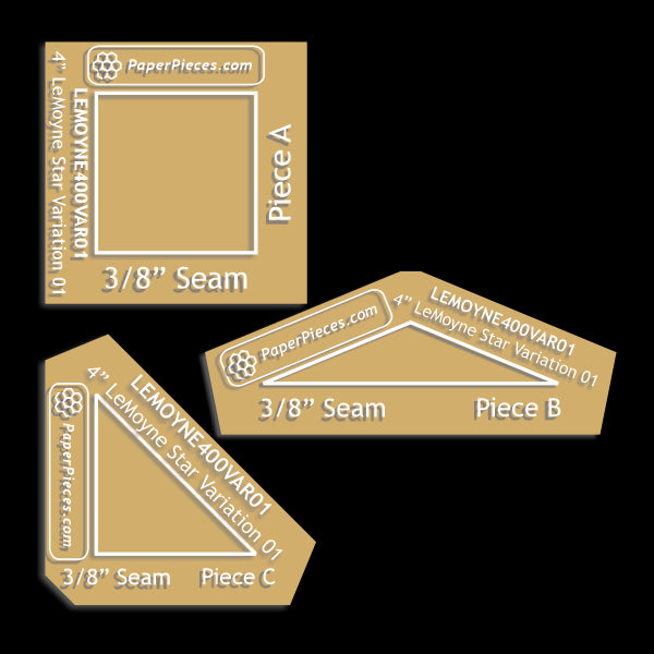 4" Lemoyne Star Variation 01