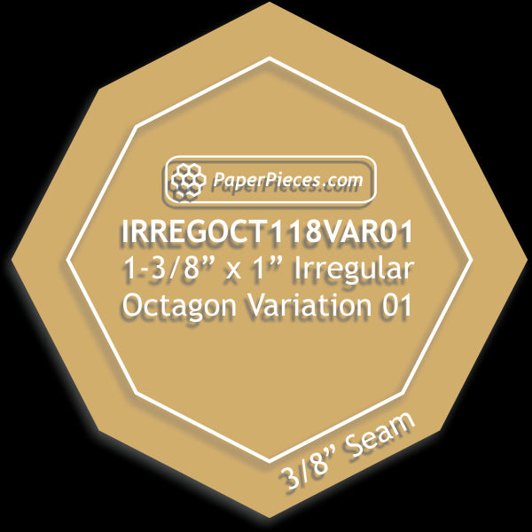 1-1/8" Irregular Octagons Variation 01