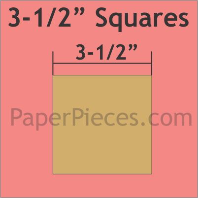 3-1/2" Squares