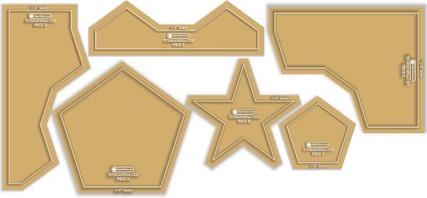 12" 5 Star General Blocks