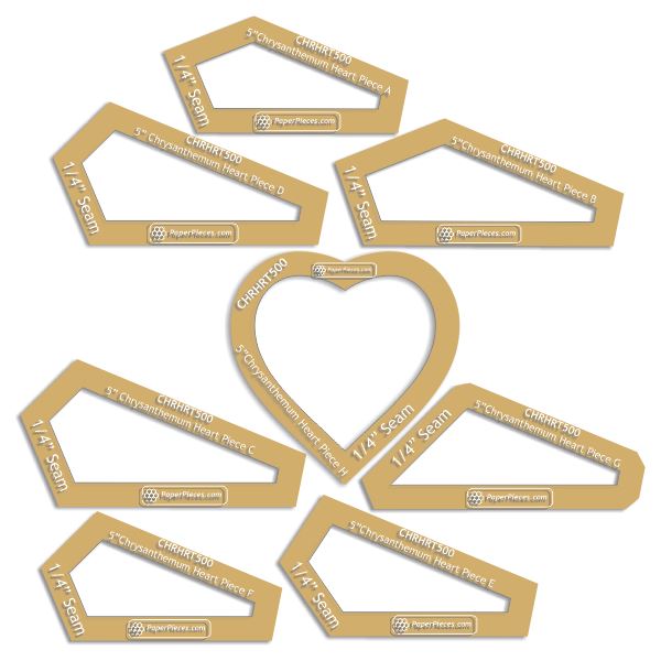 5" Chrysanthemum Heart