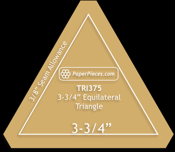 3-3/4" Equilateral Triangles