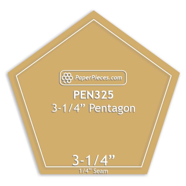 3-1/4" Pentagon