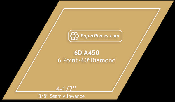 4-1/2" 6 Point Diamonds