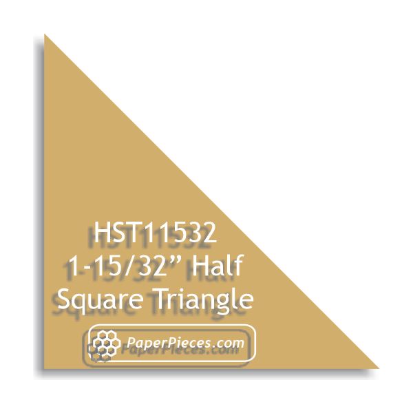 1-15/32" Half Square Triangle