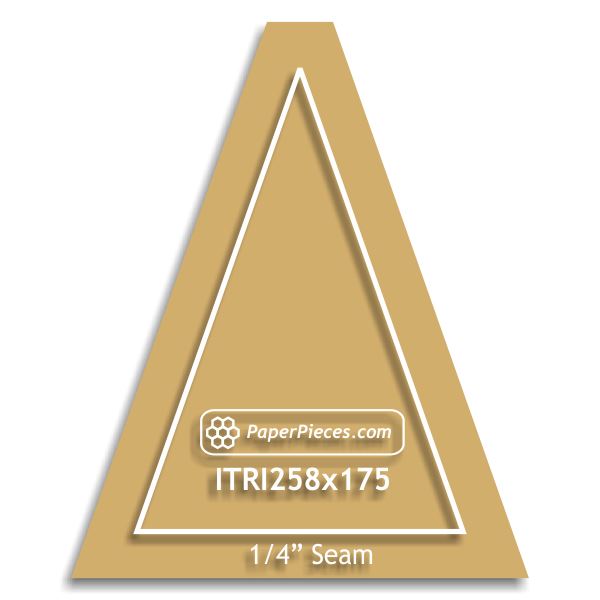 2-5/8" x 1-3/4" Isosceles Triangles