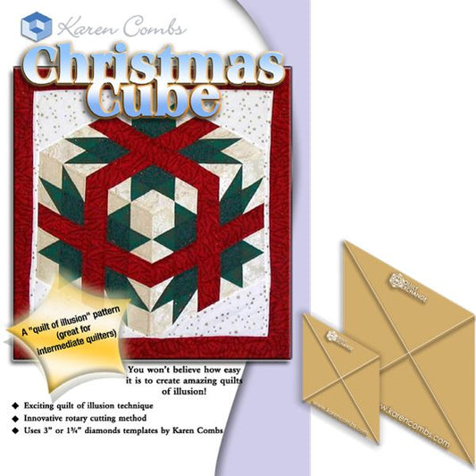 Christmas Cube by Karen Combs with Karen Combs Studio Template Set