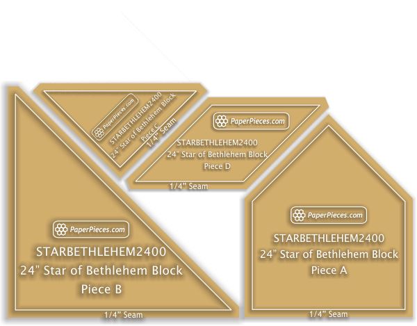 24" Star of Bethlehem Blocks