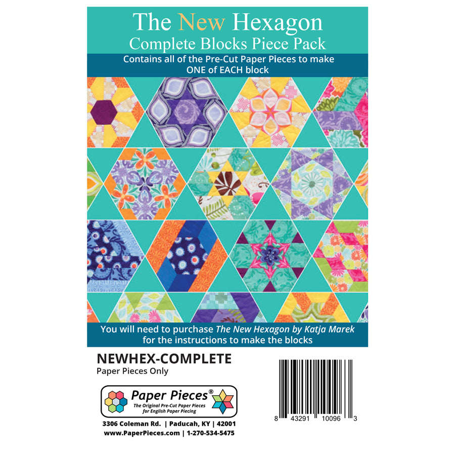 Acrylic Hexagon Quilting Template (Choice of Sizes)