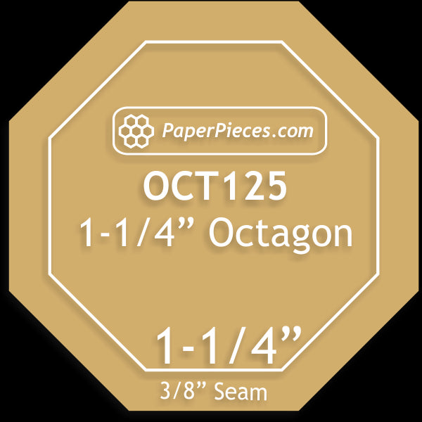 1-1/4" Octagons