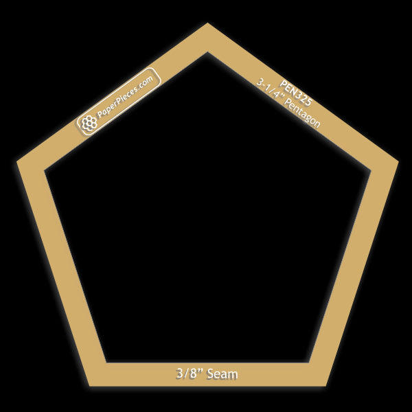 3-1/4" Pentagon