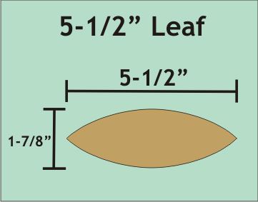 5-1/2" Leaf