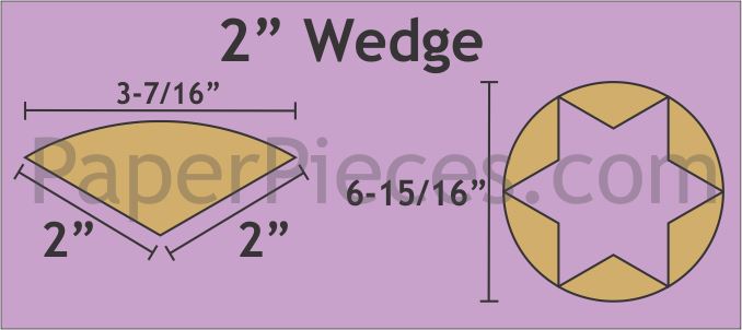 2" 6 Point Wedge