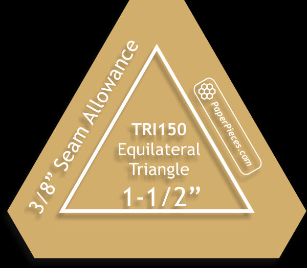 1-1/2" Equilateral Triangles