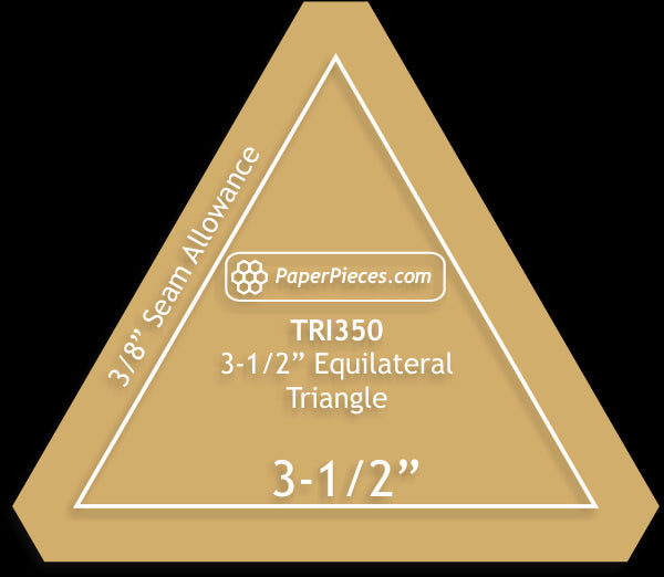 3-1/2" Equilateral Triangles