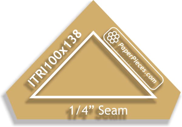 1" x 1-3/8" Isosceles Triangles