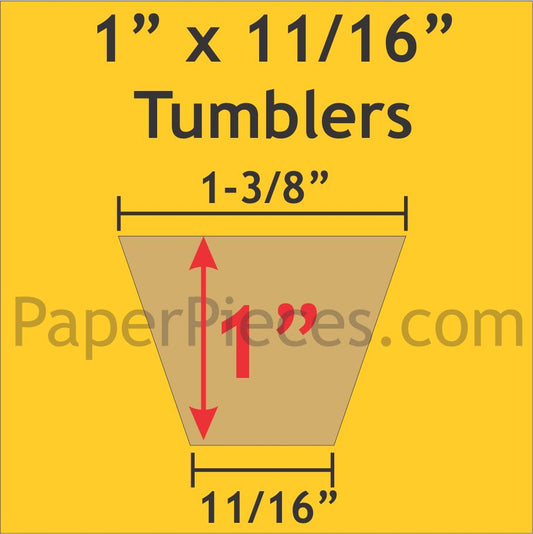 1" x 11/16" Tumblers