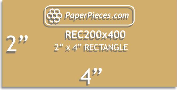 2" x 4" Rectangles