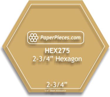 2-3/4" Hexagons