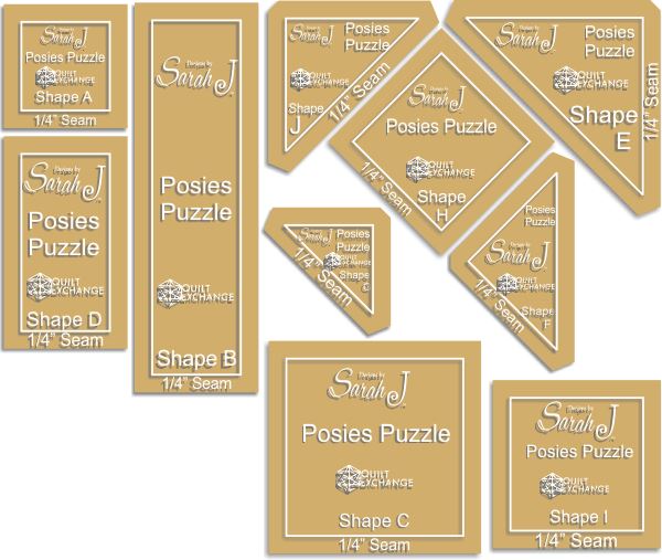 Posies Puzzle by Sarah J Maxwell