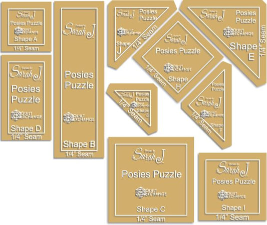 Posies Puzzle by Sarah J Maxwell