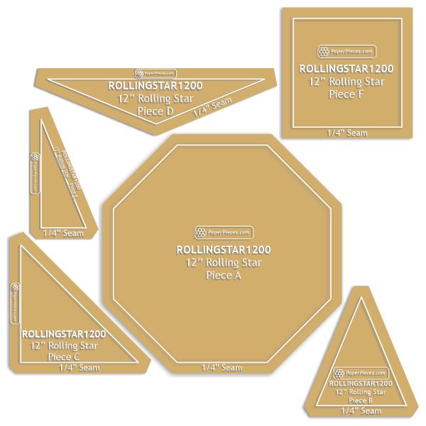 12" Rolling Star by Mary Koval