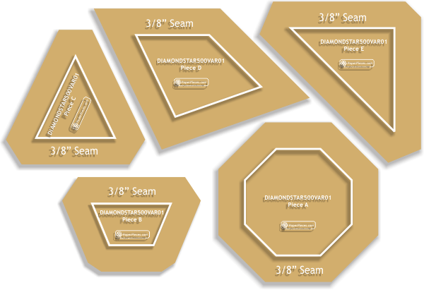 5" Diamonds Star Variation 01
