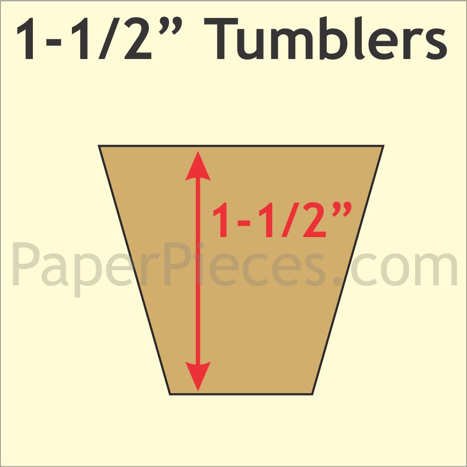 1-1/2" Tumblers